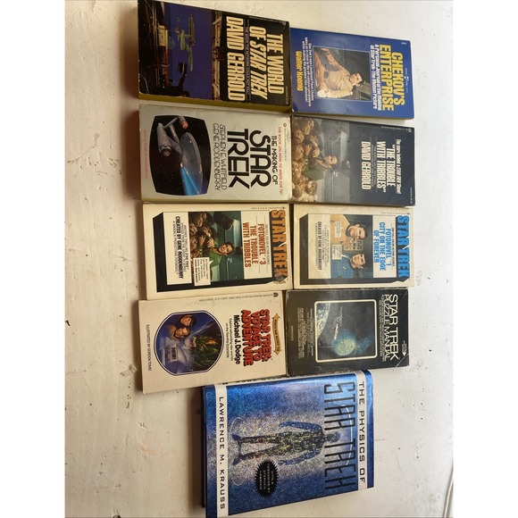 Lot Of 185 Star Trek Books Assorted Generations Mix Of Paperback And‎ Hardcover - Picture 3 of 8